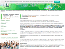 Tablet Screenshot of dietetykastudiapodyplomowewarszawa.wsns.pl