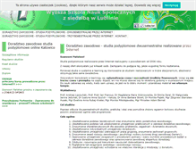 Tablet Screenshot of doradztwozawodowestudiapodyplomowekatowice.wsns.pl